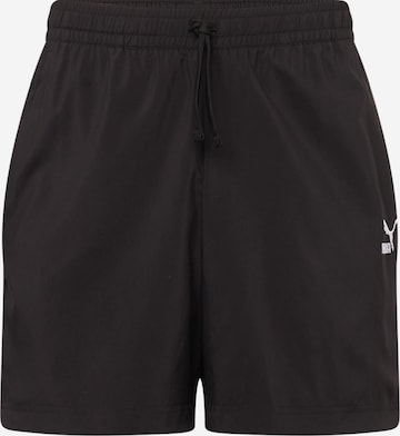 PUMA - Regular Calças 'CLASSICS' em preto: frente