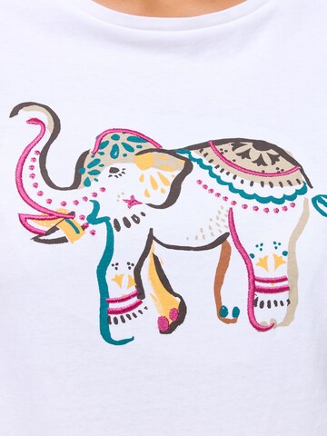 Orsay - Camiseta 'Elephant' en blanco
