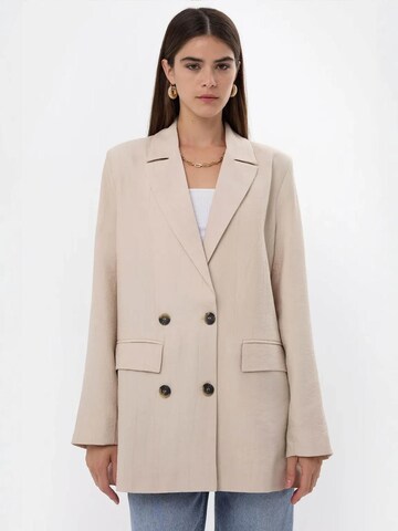 Hiccup Blazer in Beige: Vorderseite