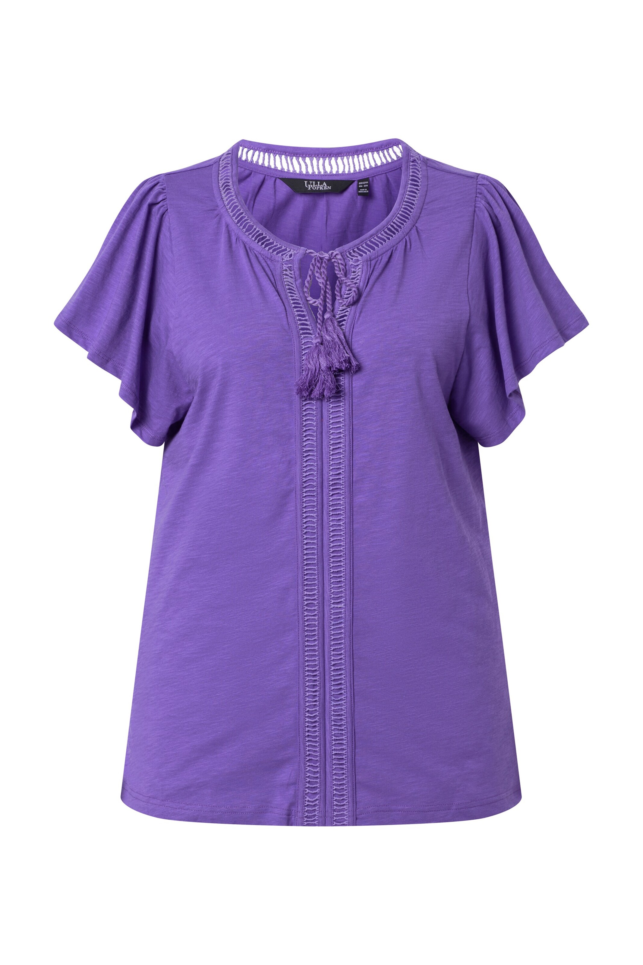 Ulla Popken Shirt in Lila: Vorderseite