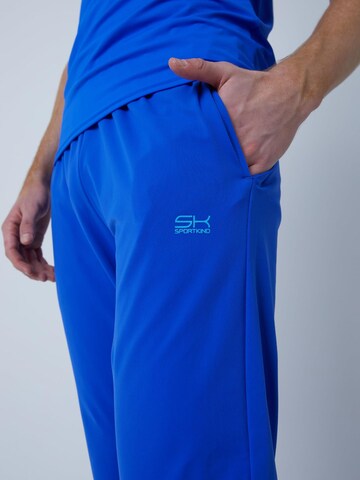 Coupe slim Pantalon de sport 'Slim Training Pants' SPORTKIND en bleu