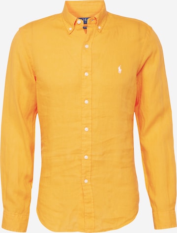 Chemise Polo Ralph Lauren en orange : devant