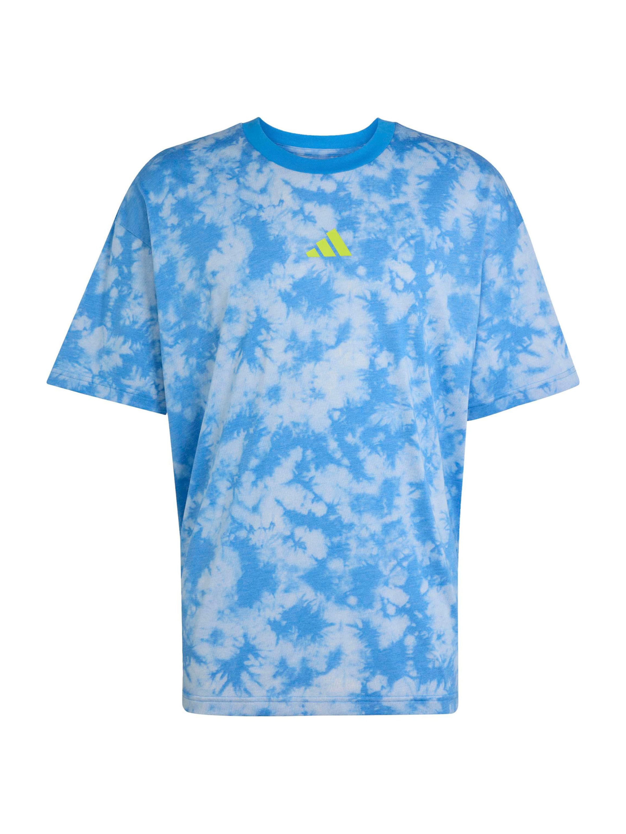 T-Shirt fonctionnel 'FUN TRAIN' ADIDAS PERFORMANCE en bleu : devant
