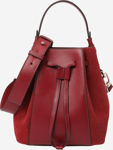 FURLA - Bolso saco en rojo