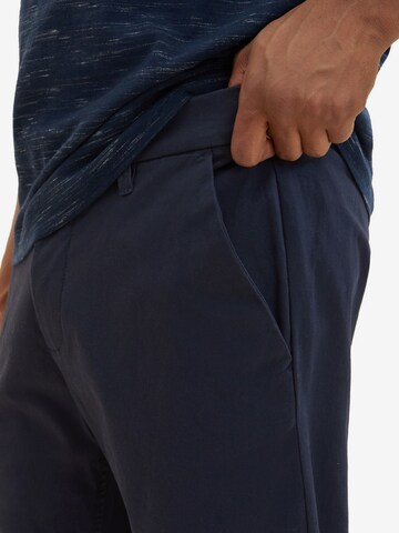 TOM TAILOR Slimfit Chinohose in Blau