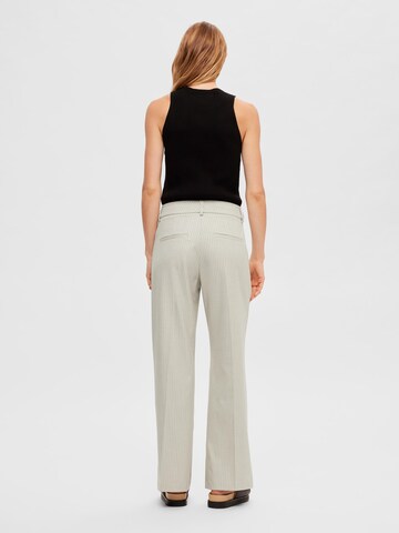 SELECTED FEMME Wide leg Pantalon 'RITA-REJA' in Grijs