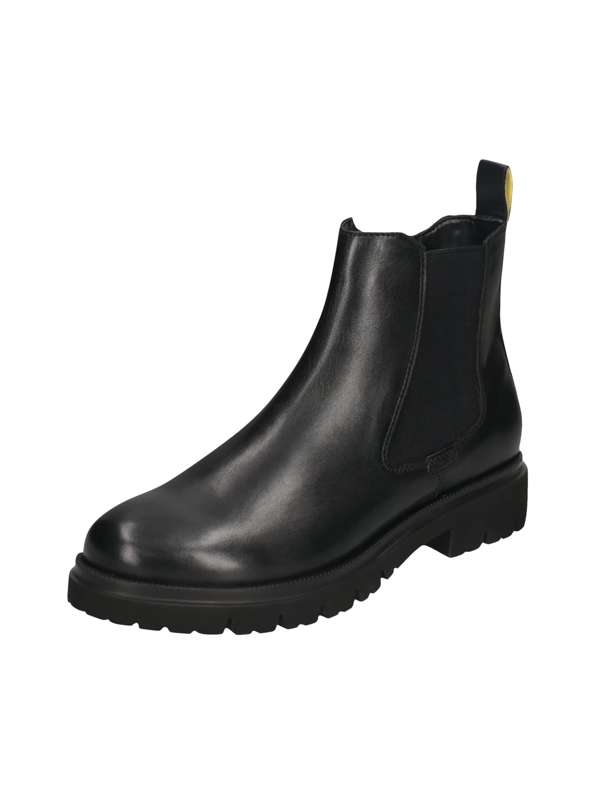 melns SALAMANDER Čelsijas zābaki: no priekšpuses