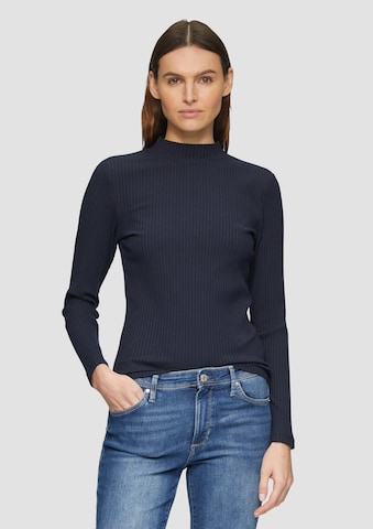 s.Oliver Shirt in Blauw: voorkant