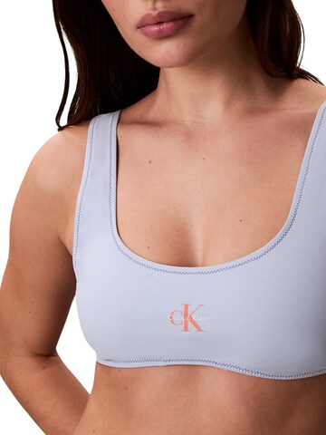 Classico Bikini 'BRALETTE LV00Q61100' di Calvin Klein Jeans in blu