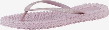 ILSE JACOBSEN Босоножки через палец 'Cheerful 01' в Лиловый: спереди