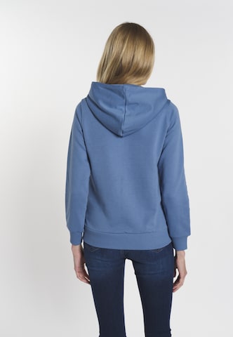 DENIM CULTURE Sweat jacket 'Yasenia' in Blue