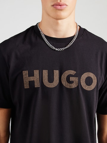 HUGO Футболка 'Dulivio' в Черный