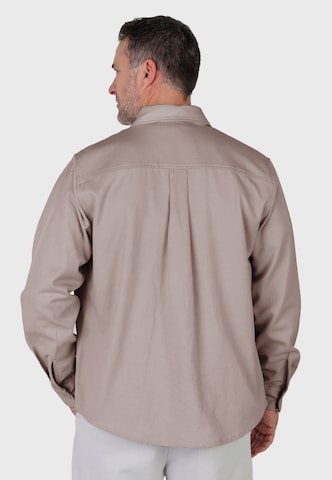 Coupe regular Chemise 'Amadeus Hemdzart' Kleinigkeit en gris