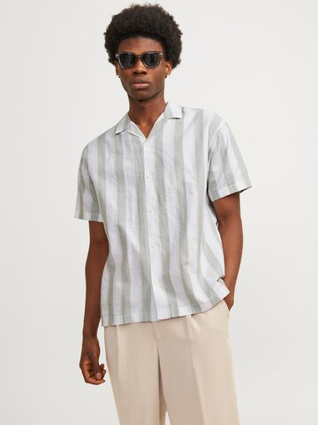 JACK & JONES Comfort fit Overhemd 'Summer' in Groen: voorkant