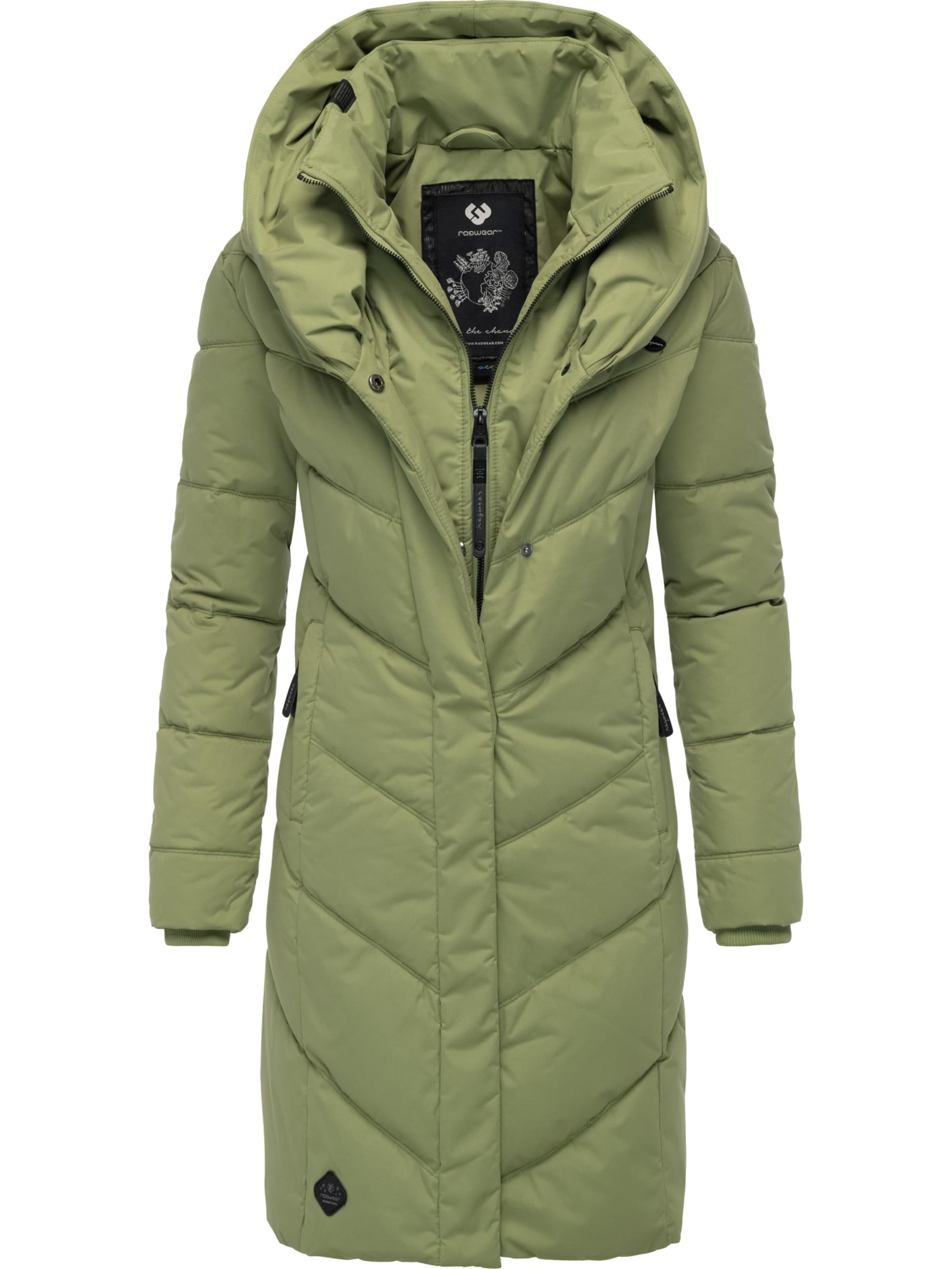 Ragwear Zimski plašč 'Natalka' | zelena barva: sprednja stran