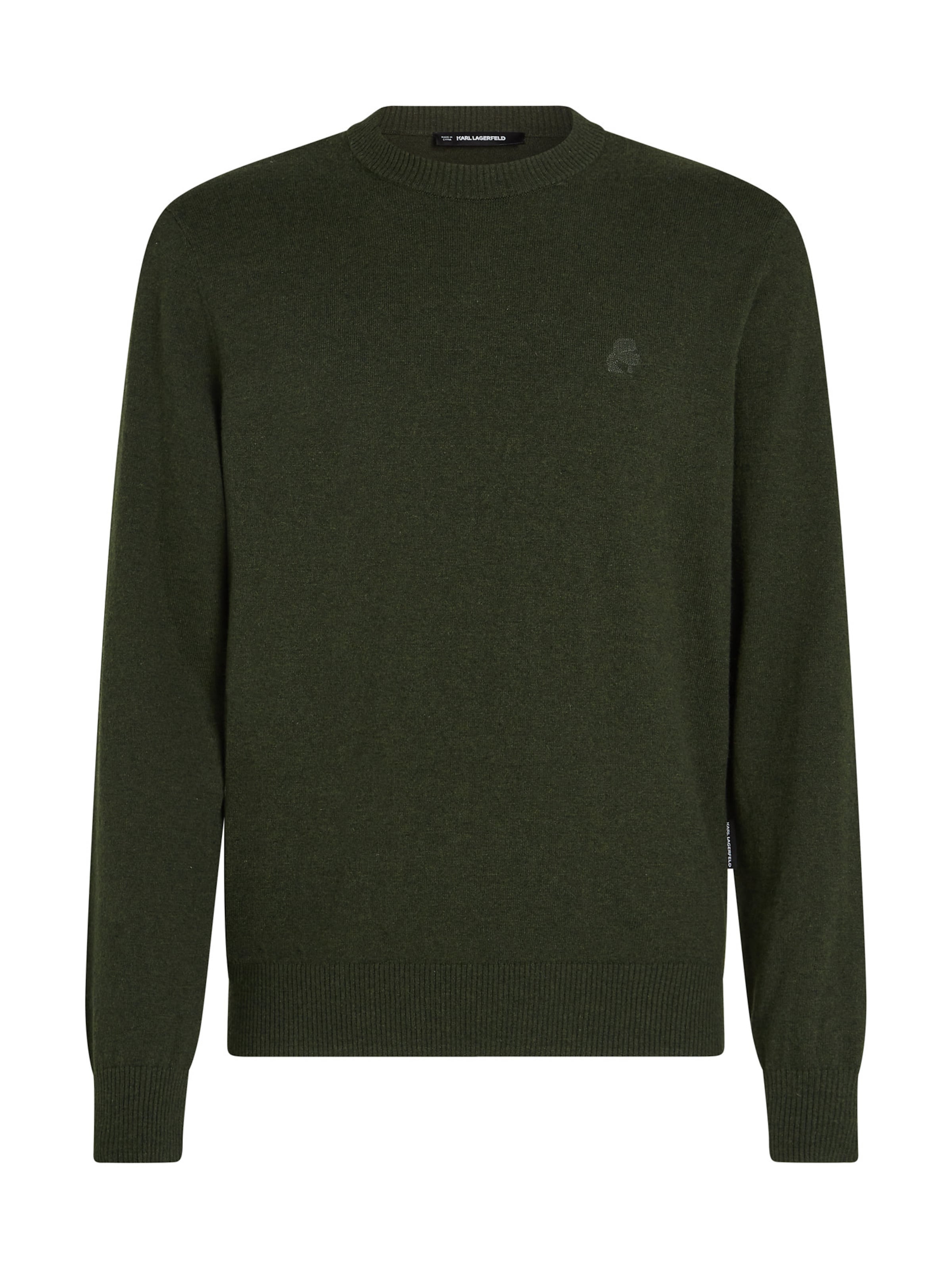 Karl Lagerfeld Pulóver 'Kameo' - zöld: elől