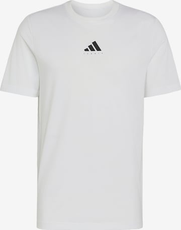 ADIDAS PERFORMANCE - Camisa funcionais em branco: frente