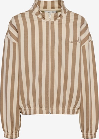 Veste de survêtement 'Mio' Hummel en marron : devant