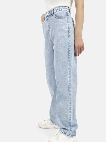 Squad the label Wide leg Jeans in Blauw