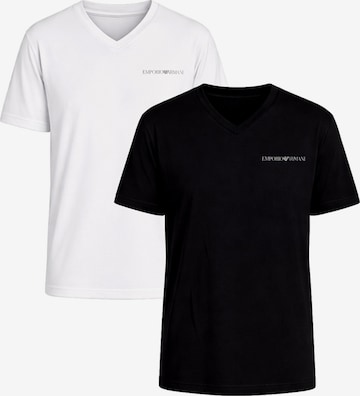 T-Shirt Emporio Armani en blanc : devant
