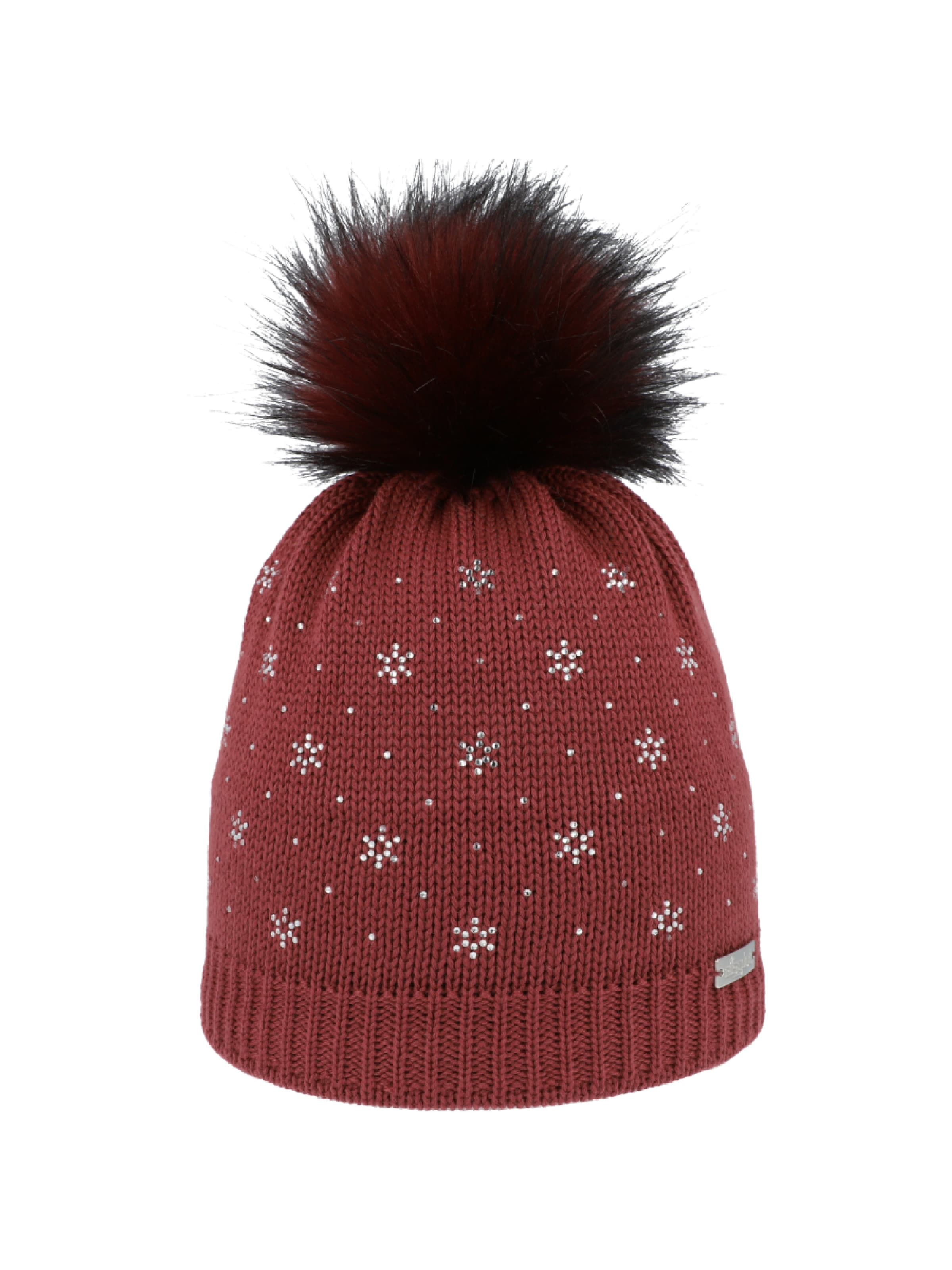 Eisglut Pipo 'Eval Crystal ' värissä punainen: etupuoli