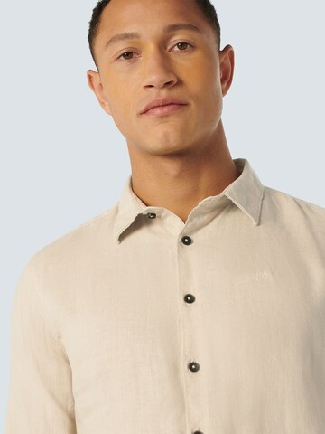 No Excess Regular fit Button Up Shirt in Beige