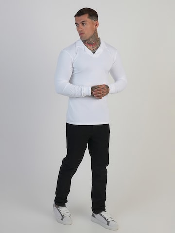 T-Shirt SikSilk en blanc
