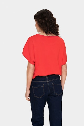 SAINT TROPEZ Pullover 'Mila' in Rot