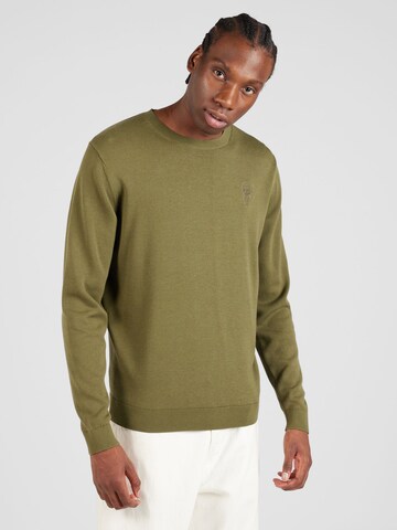 Karl Lagerfeld Sweater in Green: front