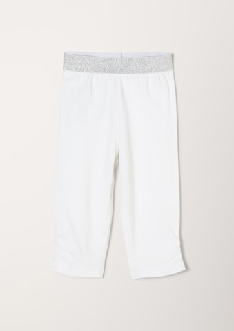 Regular Leggings 'Capri' s.Oliver en blanc
