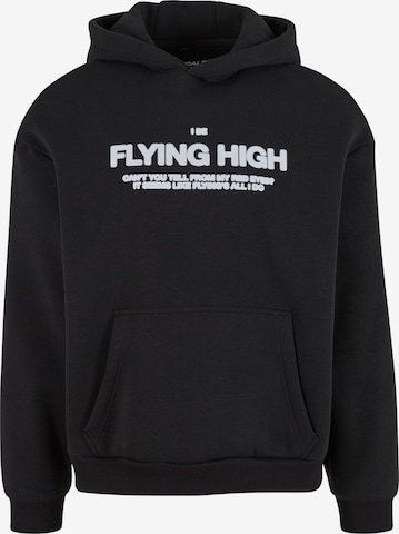 Sweat-shirt MT Upscale en noir : devant