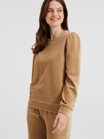 WE Fashion Sweatshirt in Beige