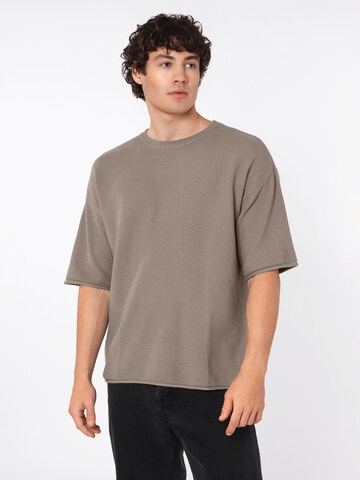 Sublevel Sweater in Brown: front