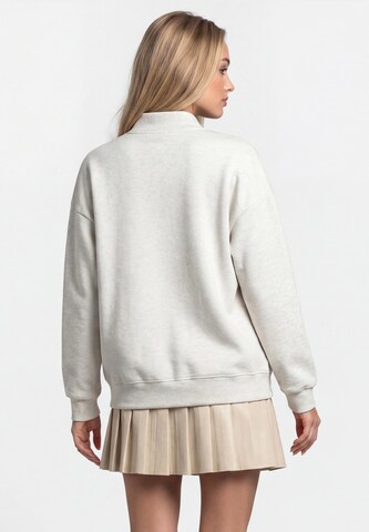 MYMO Sweatjacke in Weiß