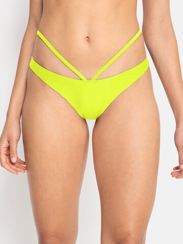 Bas de bikini 'Gina' LSCN by LASCANA en vert : devant