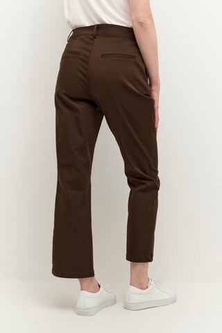 CULTURE Boot cut Trousers 'Caya' in Brown