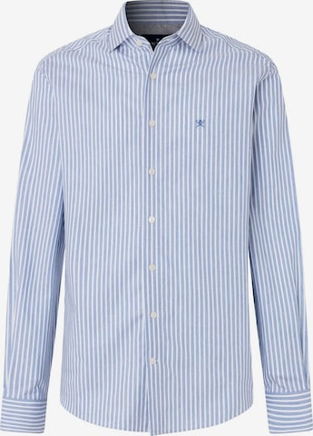 Hackett London Button Up Shirt in Blue: front