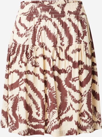 Soft Rebels Skirt 'Amora' in Brown: front