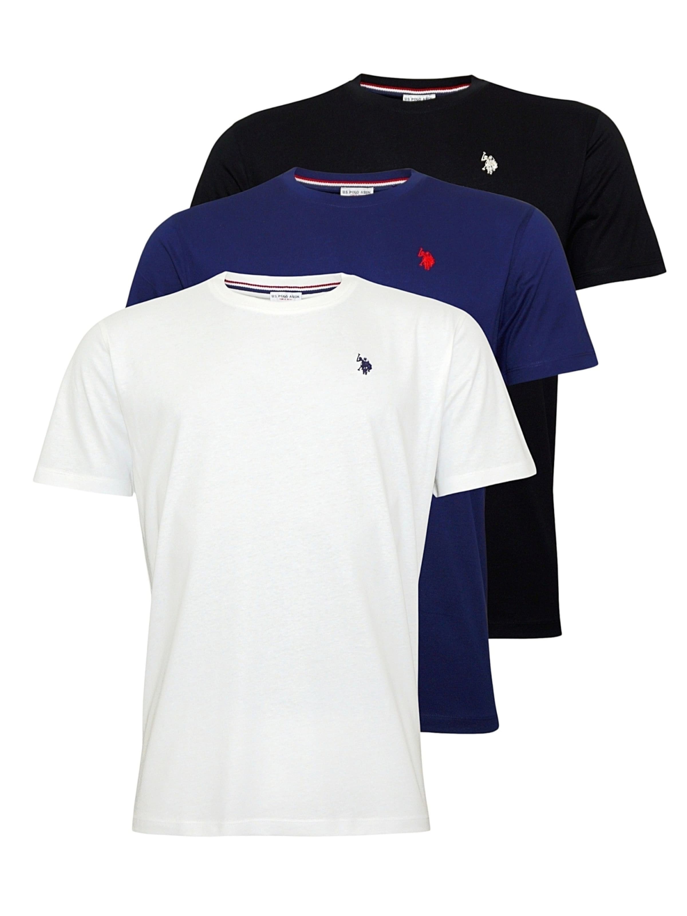 T-Shirt U.S. POLO ASSN. en bleu : devant