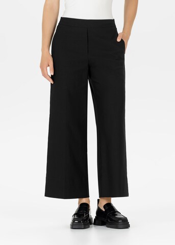 STEHMANN Wide leg Pants in Black: front