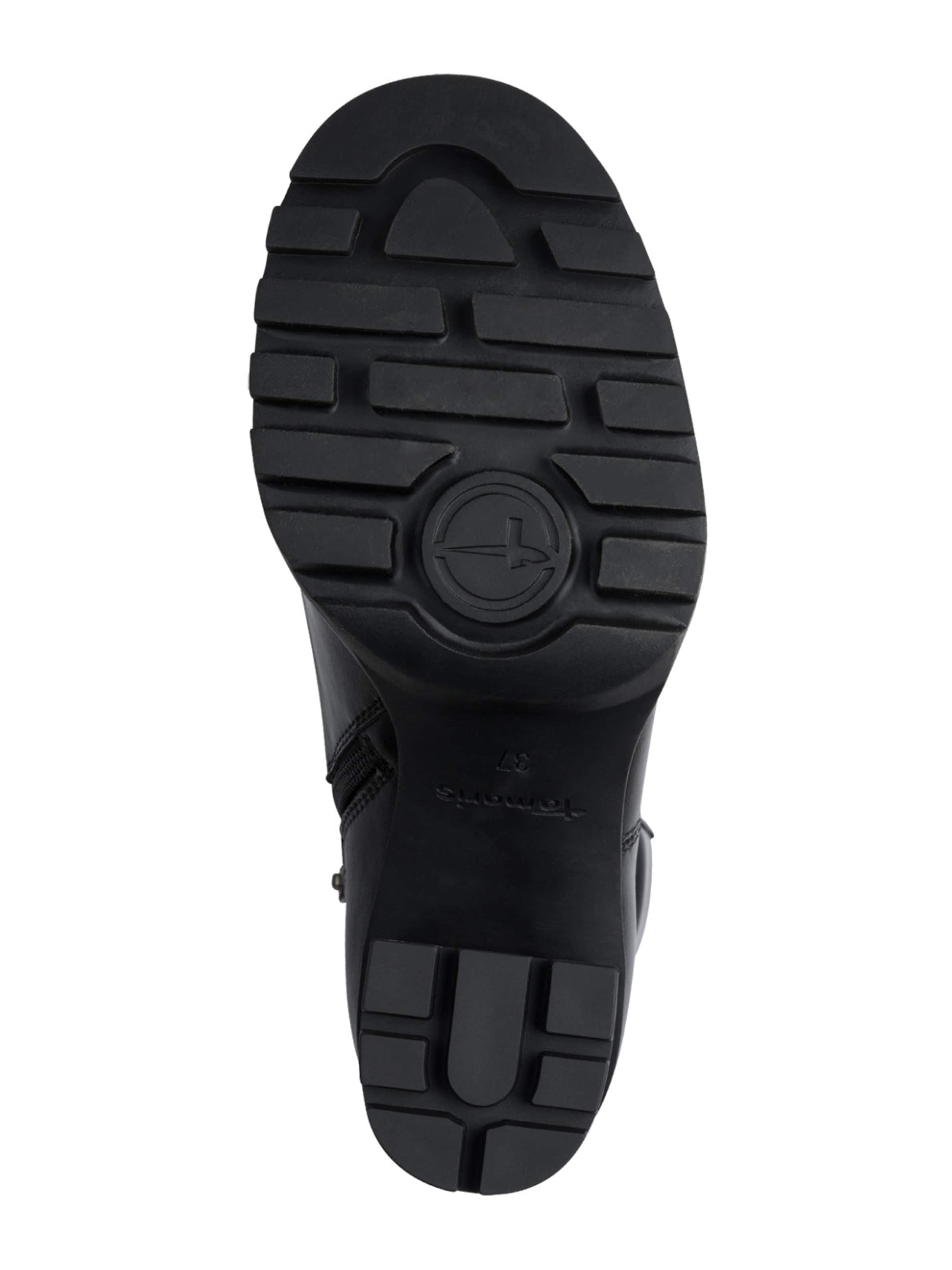 Tamaris Ботинки на шнуровке в Черный