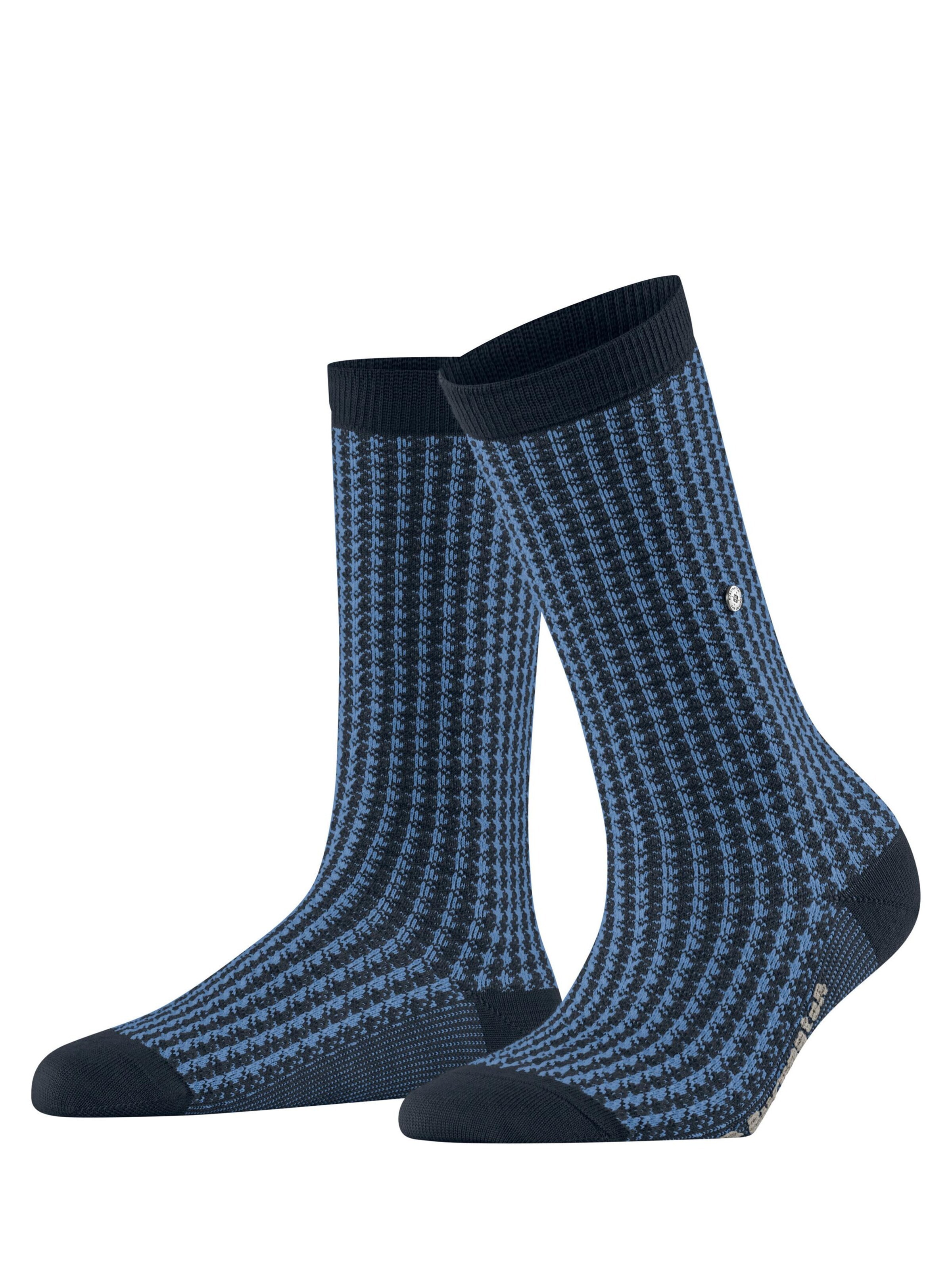 BURLINGTON Socken 'Pepita'‌‌‌‌ in Blau: Vorderseite