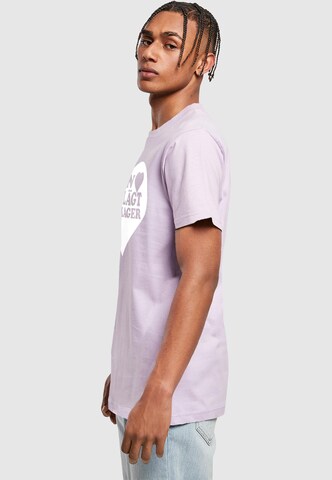 Merchcode T-Shirt in Lila