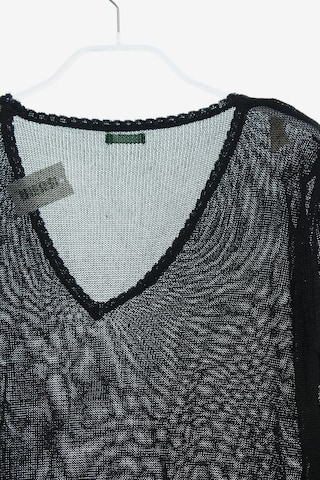 UNITED COLORS OF BENETTON Pullover M in Schwarz