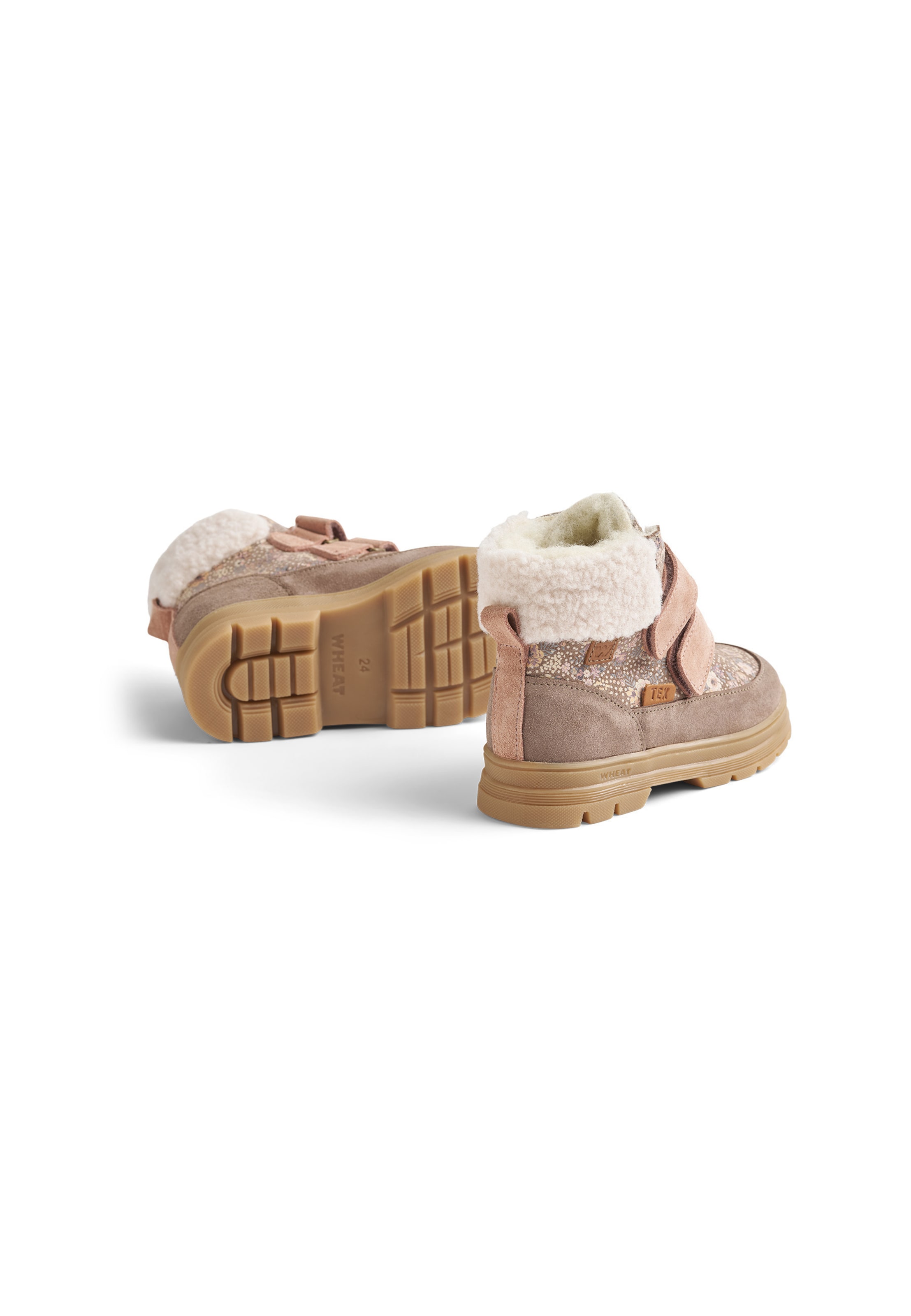 WHEAT Stiefel 'Milo Tex' in Pink