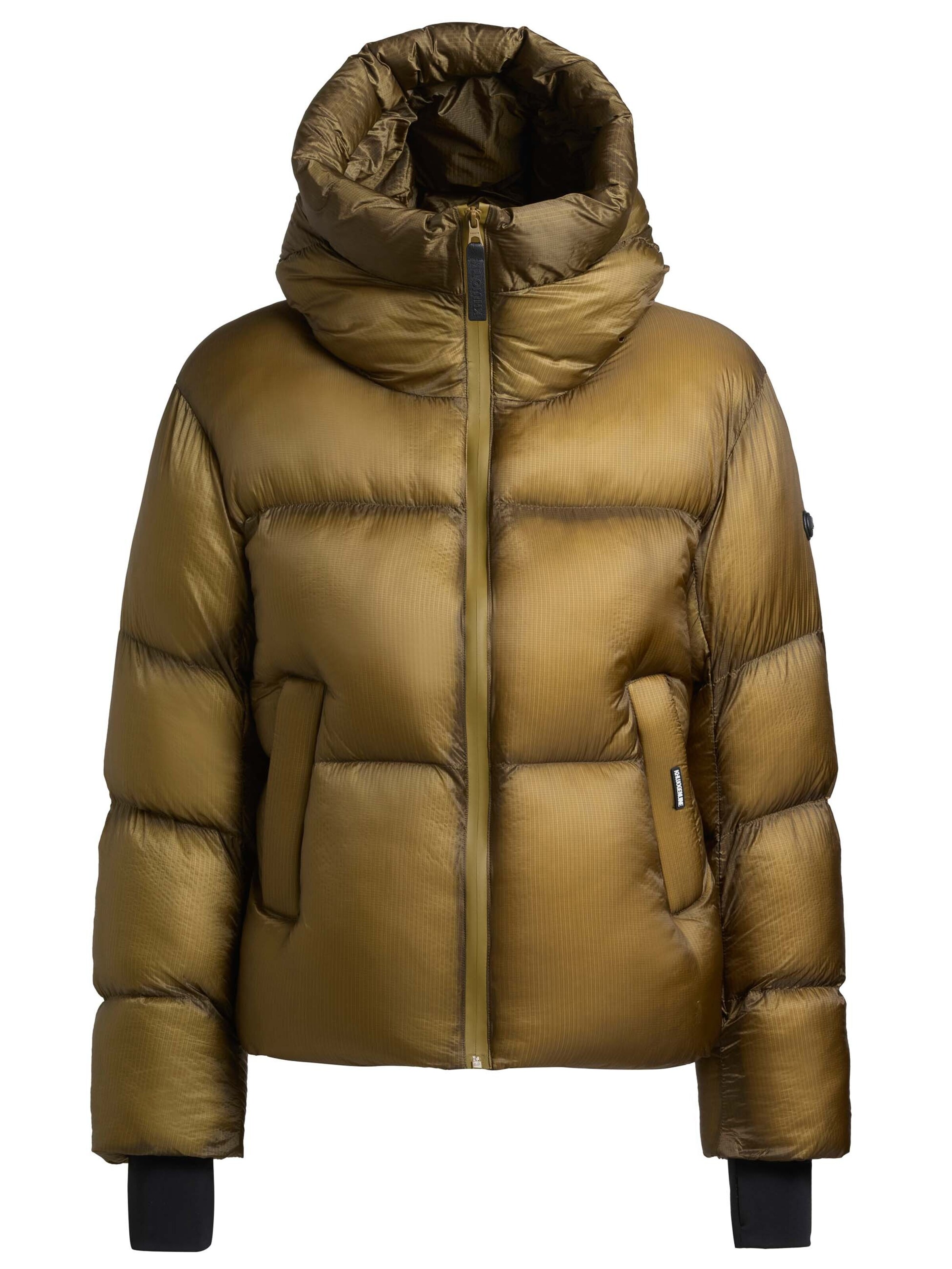 khujo Winterjas 'Nolana' in Groen: voorkant