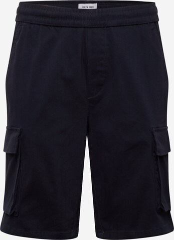 Pantalon cargo 'CAM' Only & Sons en bleu : devant