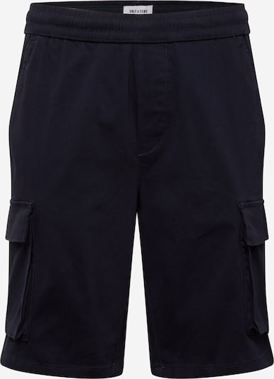 Only & Sons Pantalon cargo 'CAM' en bleu marine, Vue avec produit