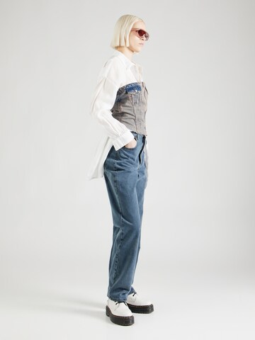 Loosefit Jean 'Kort' TOPSHOP en bleu