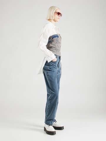 TOPSHOP Loosefit Jeans 'Kort' in Blau